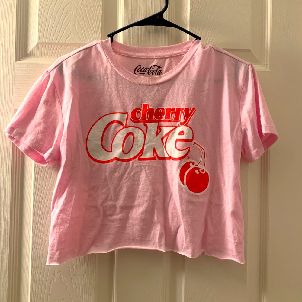 Pink Cherry 🍒  Coke🥤 crop top